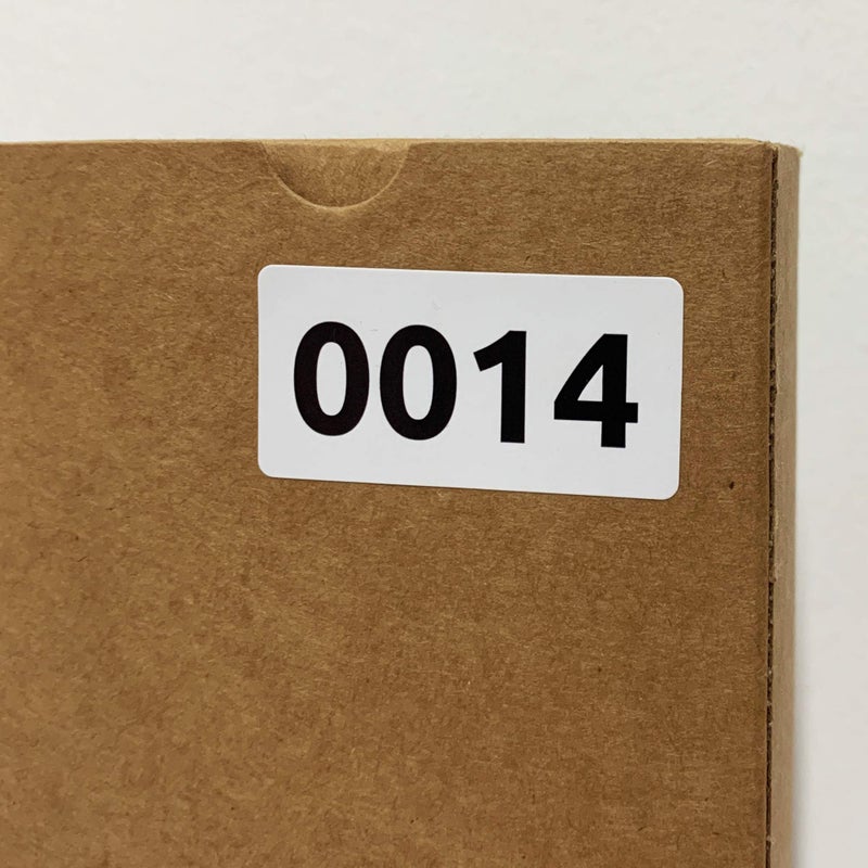 TownStix 1-1000 Consecutive Number Inventory Labels Stickers Sheets, 1.5" x 0.75" - Image 2